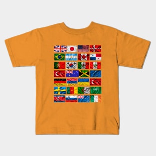 World flags Kids T-Shirt